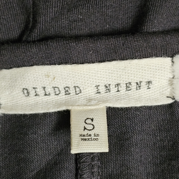 Buckle Gilded Intent Charcoal Ladder Neck Top Size Small - Picture 7 of 9